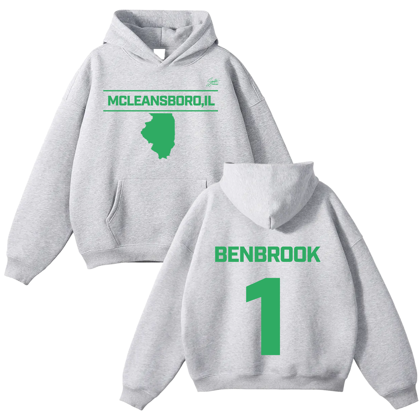 Dallas Benbrook Oversize Fleeced Hoodie