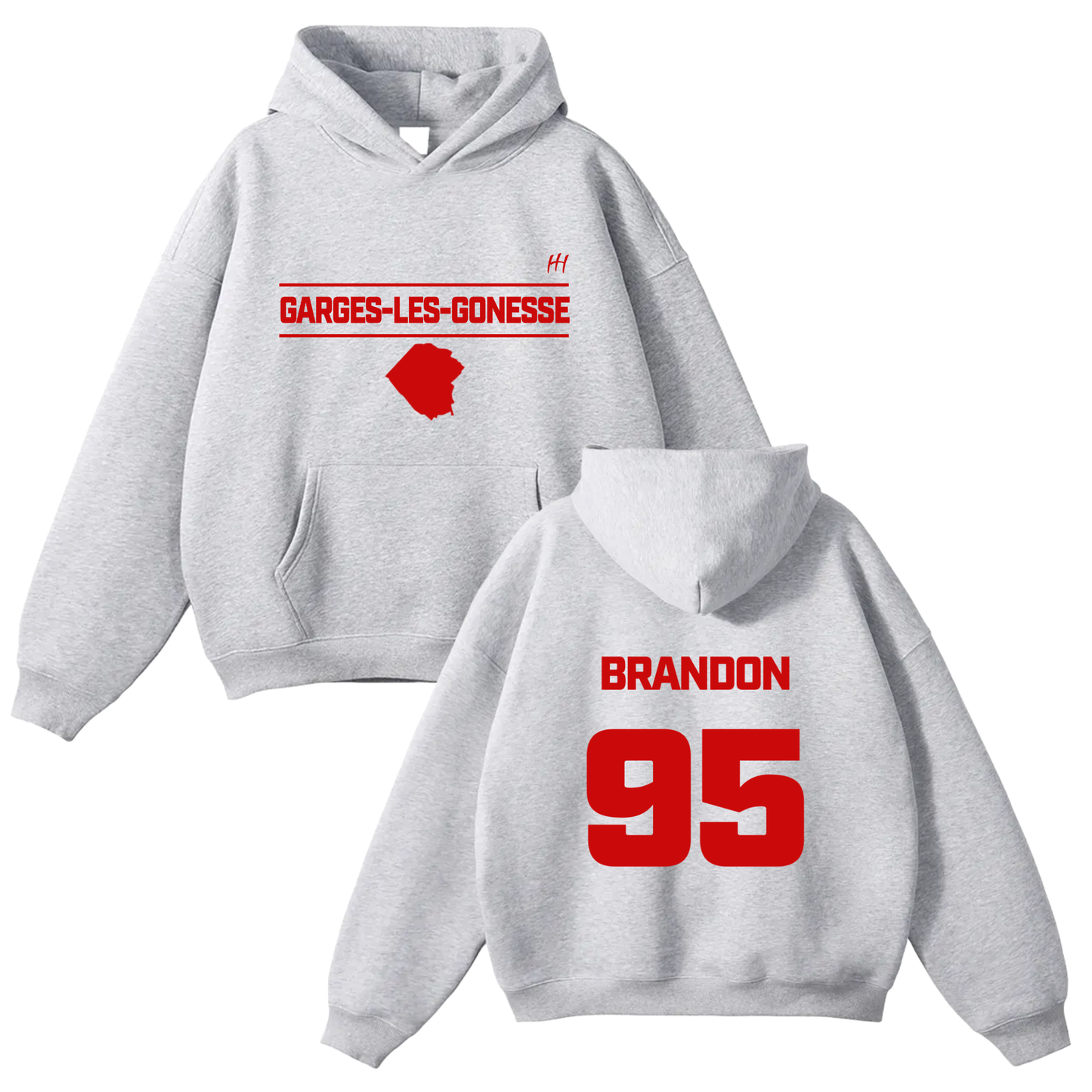 Brandon Kabuya Mpoyi Oversize Fleeced Hoodie