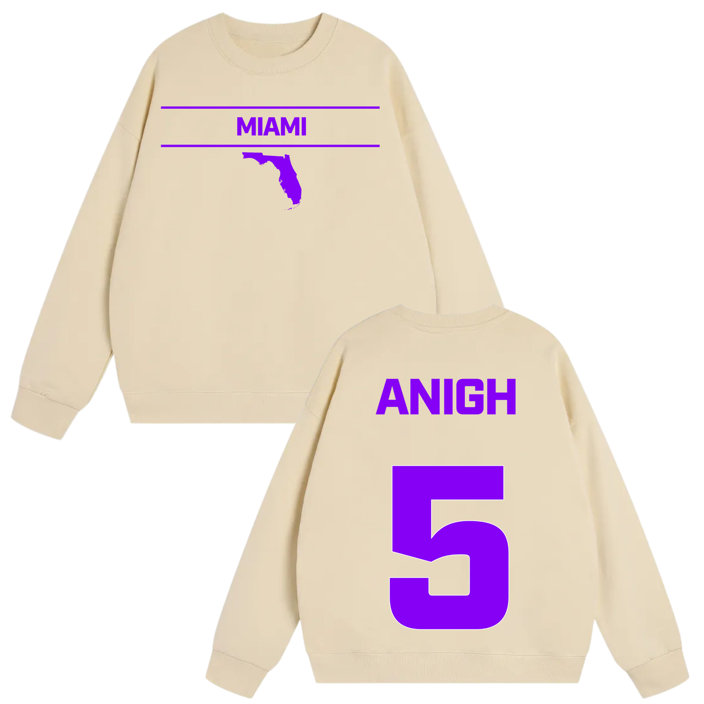 Anigh Gracia Heavyweight Crewneck Sweatshirt