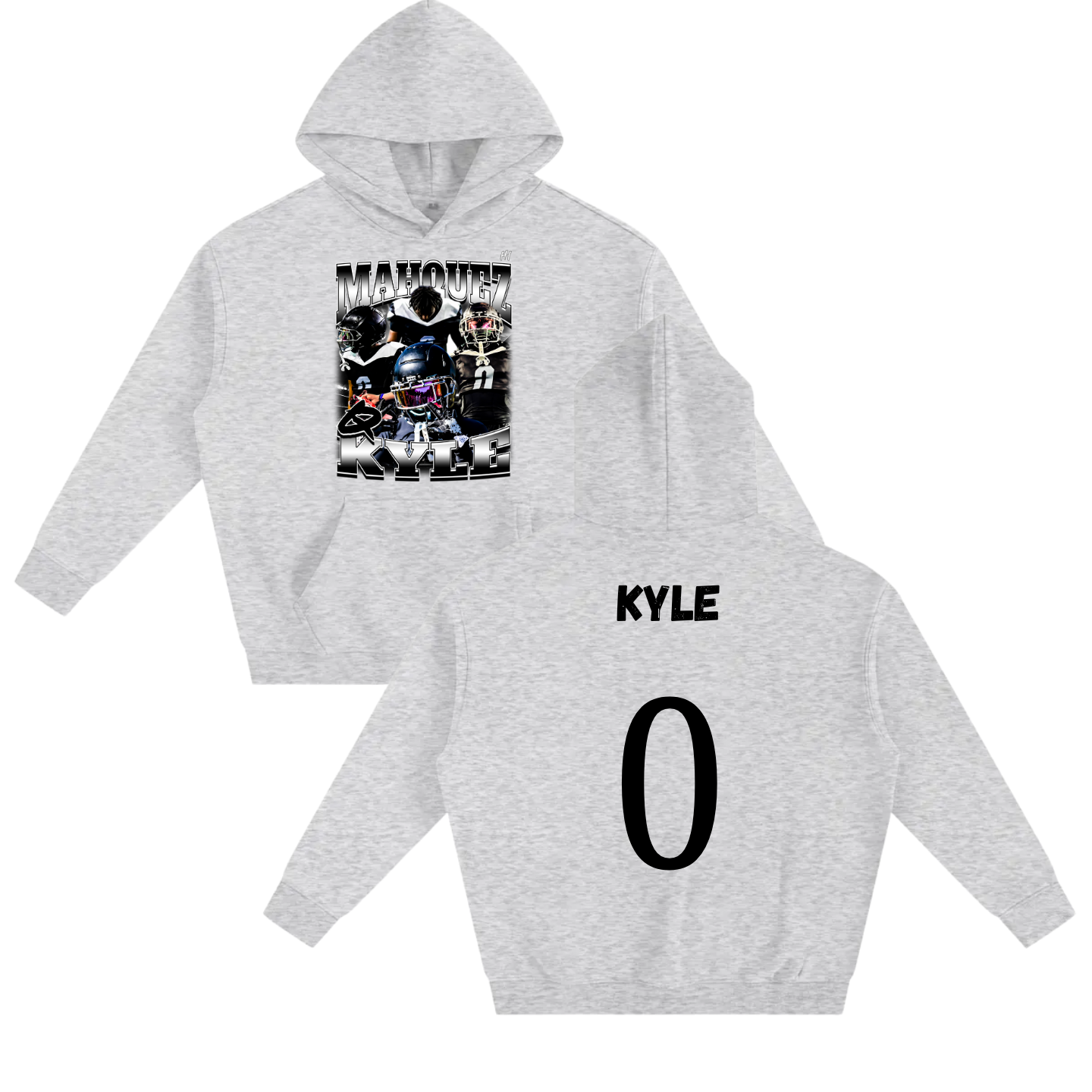 MahQuez Kyle Oversize Fleeced Hoodie