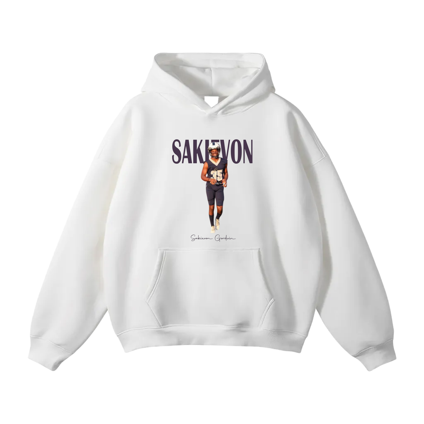 Sakievon Gordwin Oversize Fleeced Hoodie