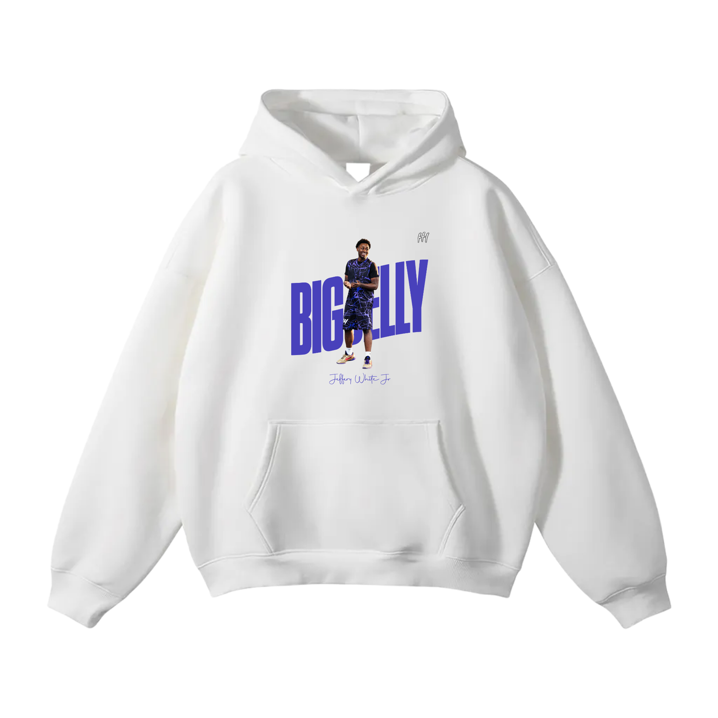 Jeffery White Jr Oversize Fleeced Hoodie
