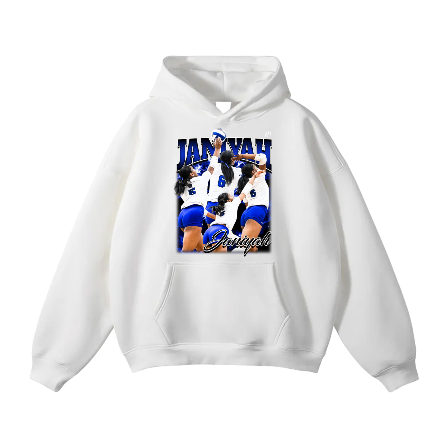Janiyah Statham Oversize Fleeced Hoodie