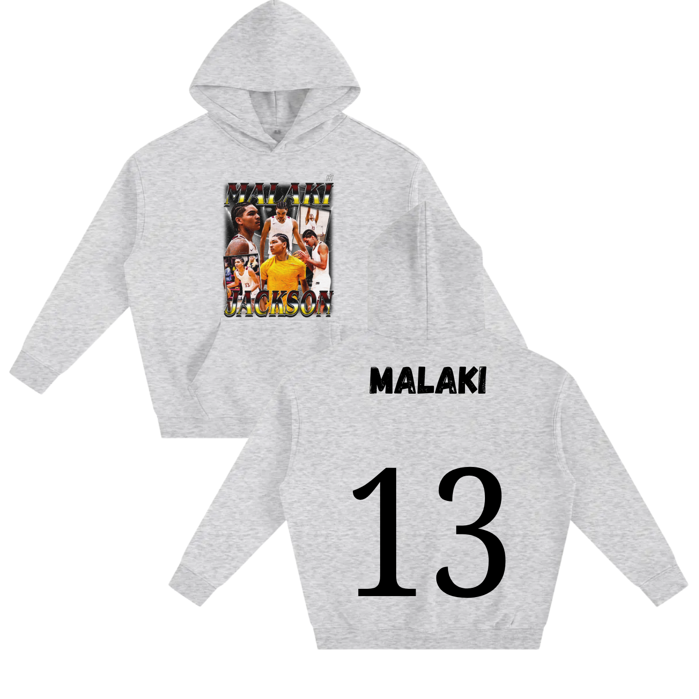 Malaki Jackson Oversize Fleeced Hoodie