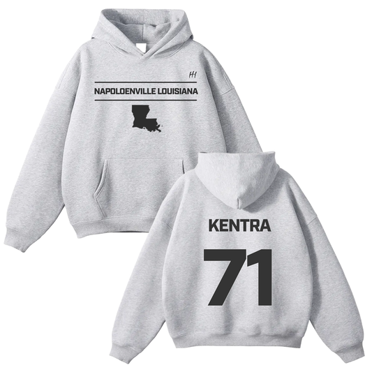 Kentra Lacy Oversize Fleeced Hoodie