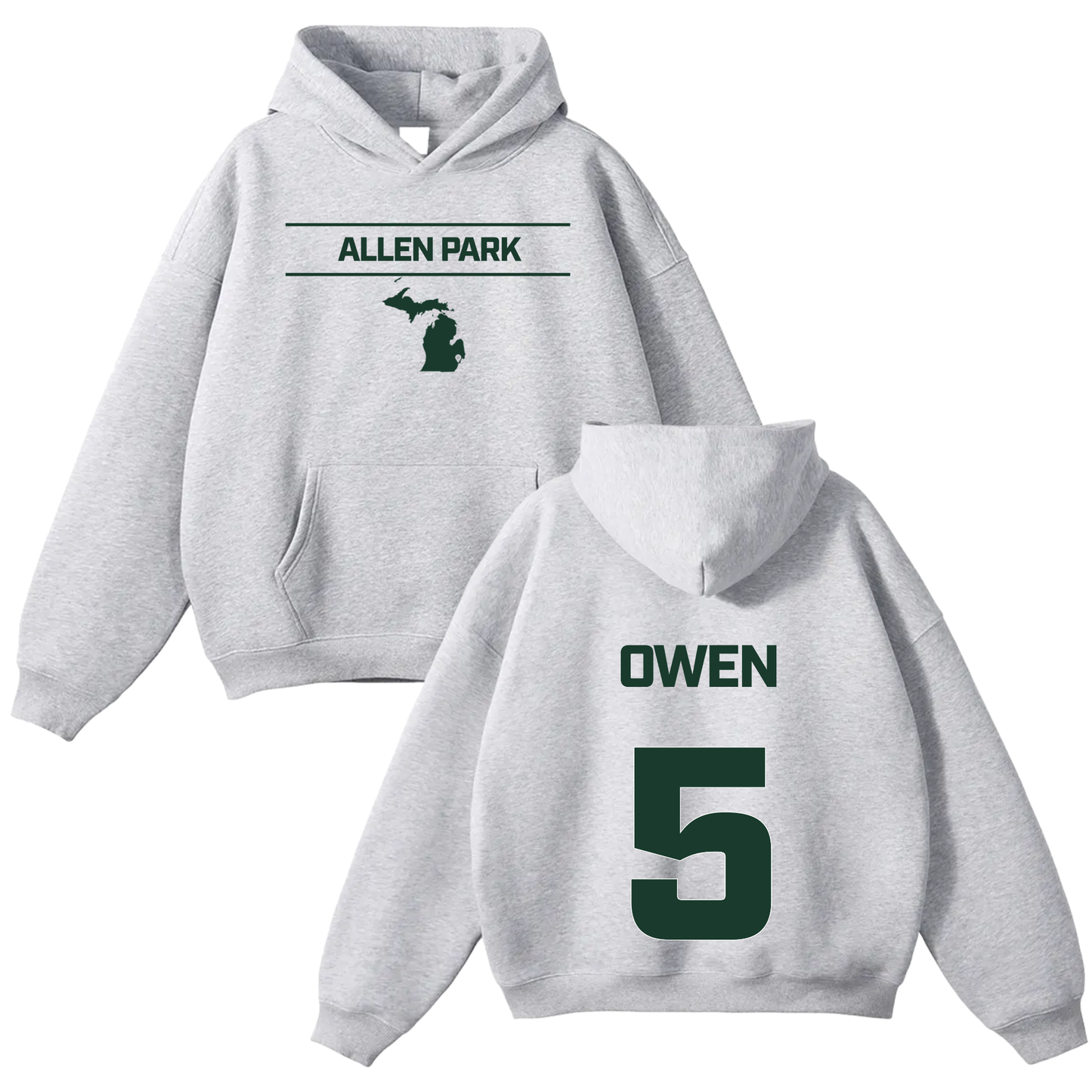 Owen Maxwell Oversize Fleeced Hoodie