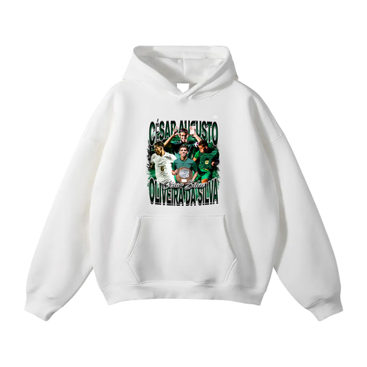 César Augusto Oliveira da Silva Oversize Fleeced Hoodie