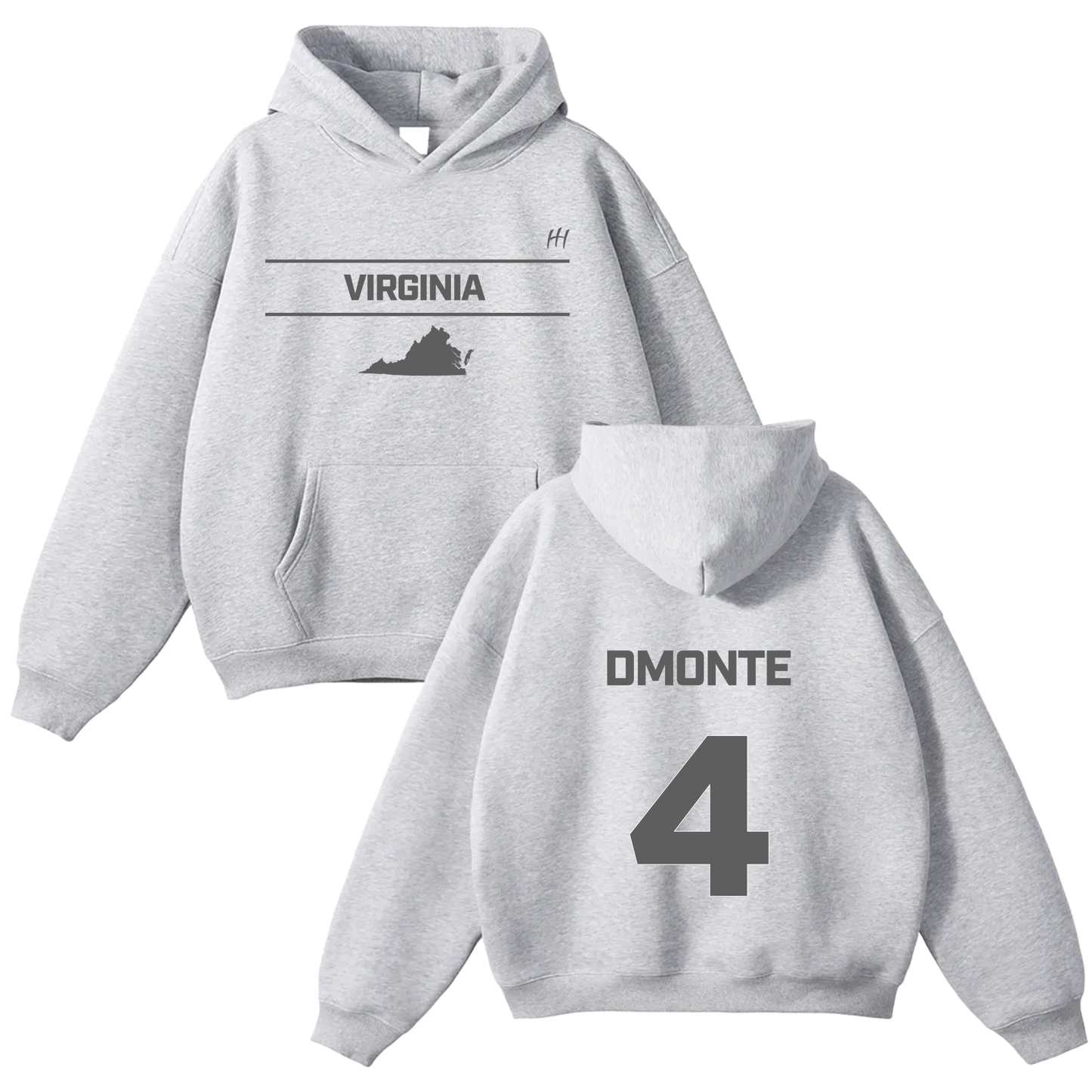 Dmonte Brown Oversize Fleeced Hoodie