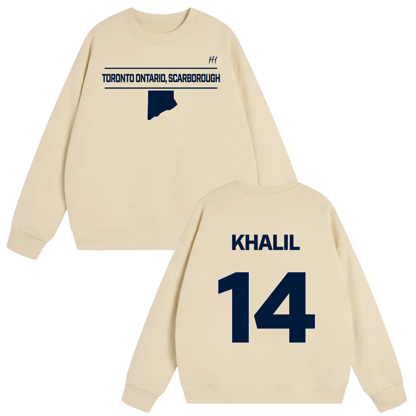 Khalil Nathanial Kirk Patrick Miller Heavyweight Crewneck Sweatshirt