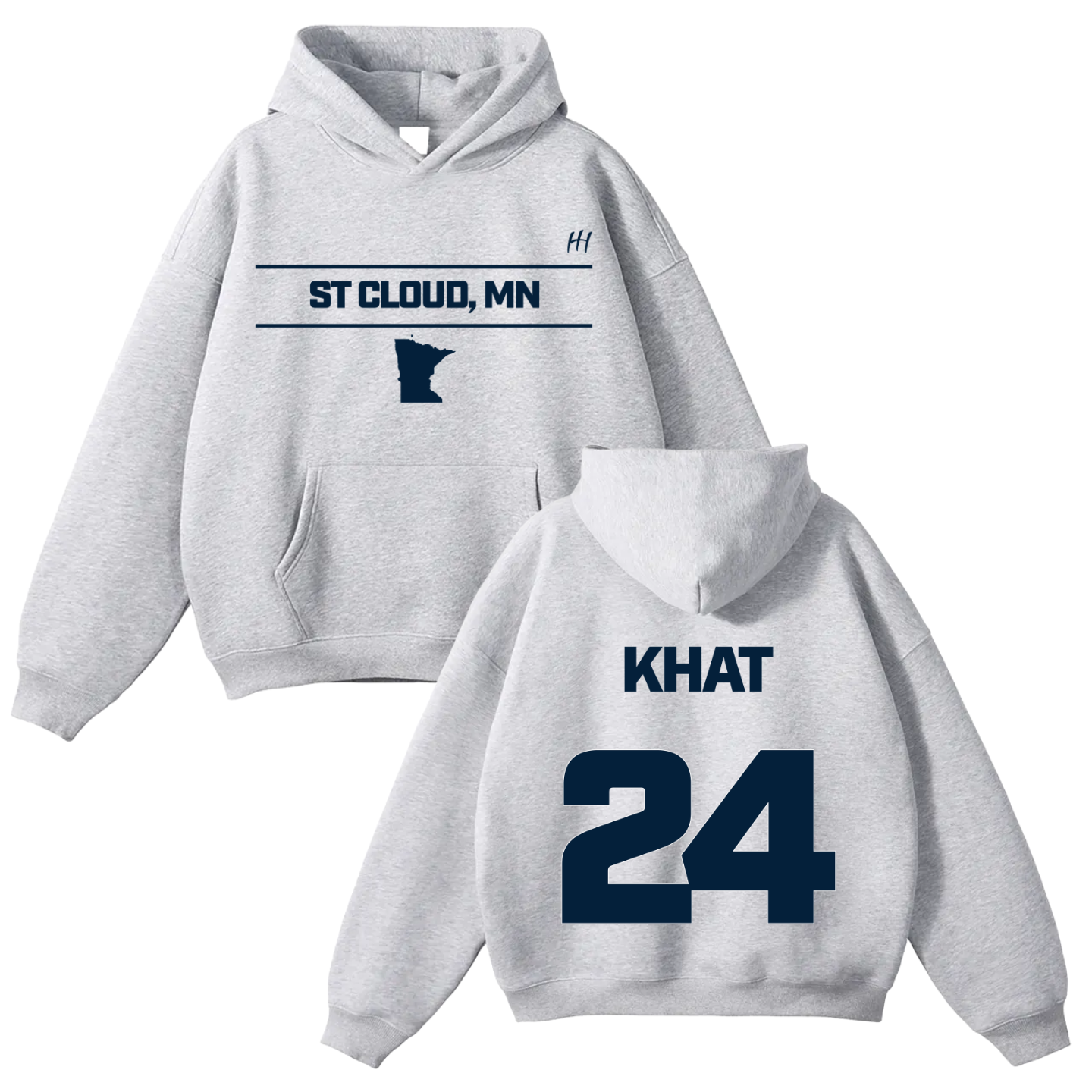 Jinup James Dobuol Khat Oversize Fleeced Hoodie