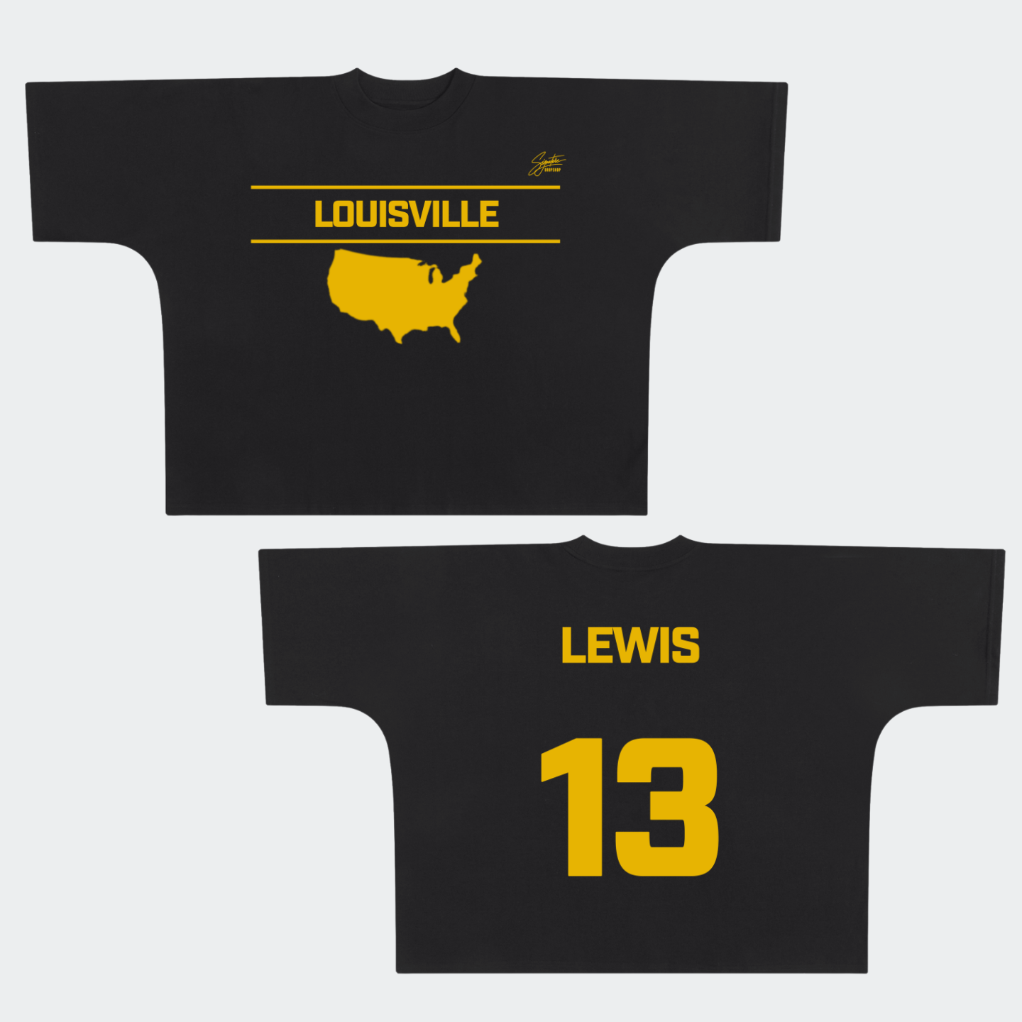 Dandre Lewis Premium Drop Shoulder/Boxy Tee