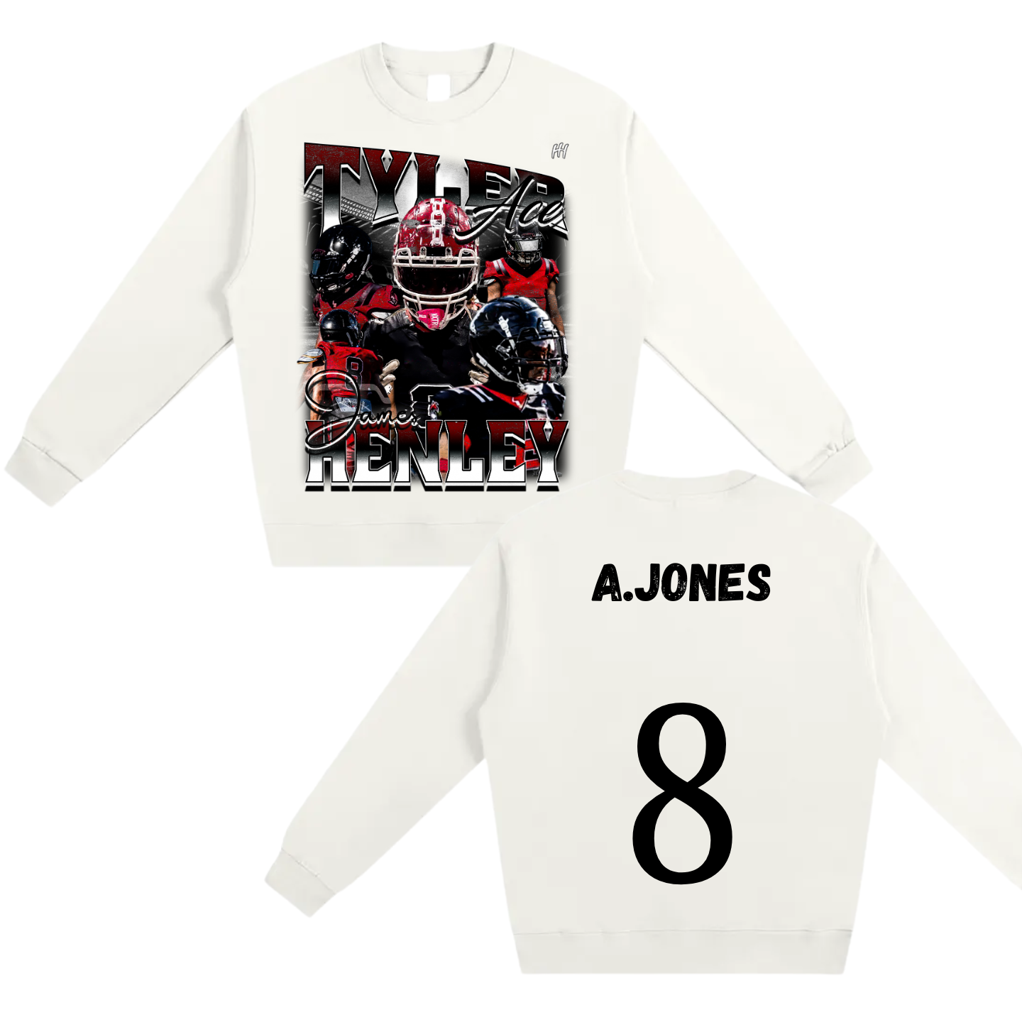 Tyler James Henley Heavyweight Crewneck Sweatshirt
