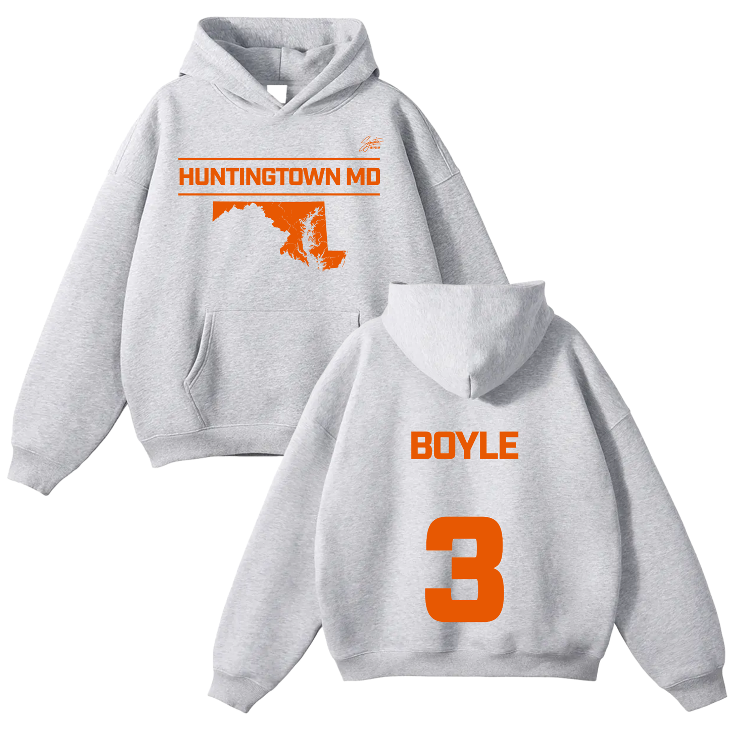 Logan Boyle Oversize Fleeced Hoodie