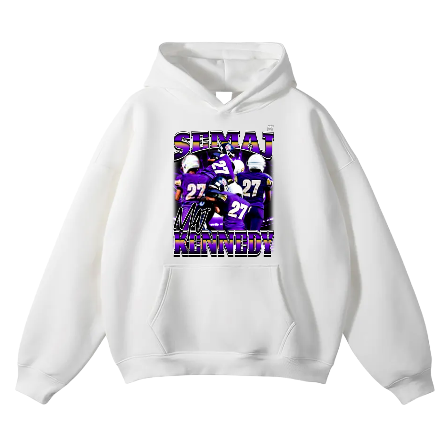 Semaj Kennedy Oversize Fleeced Hoodie