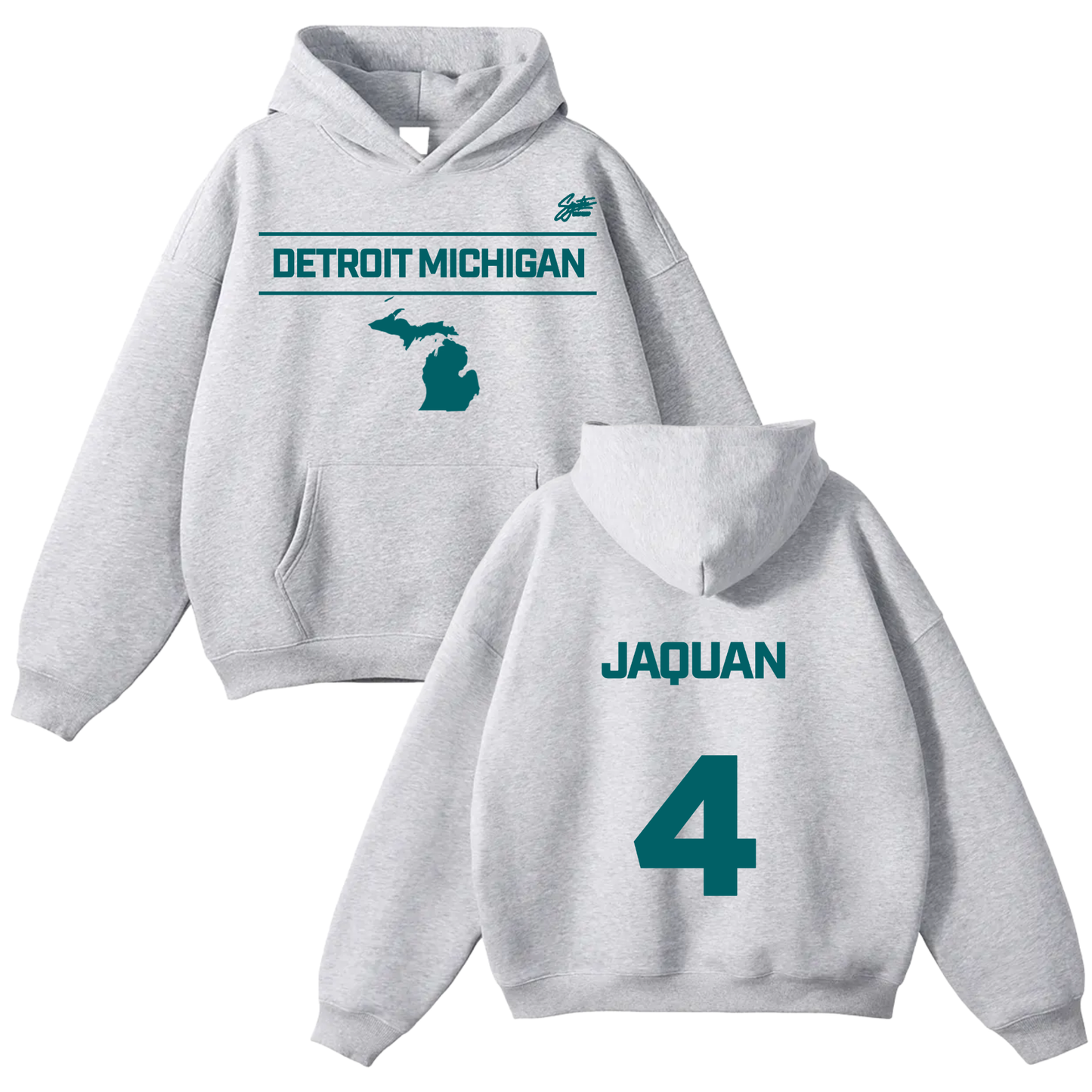 Jaquan Pitts Oversize Fleeced Hoodie