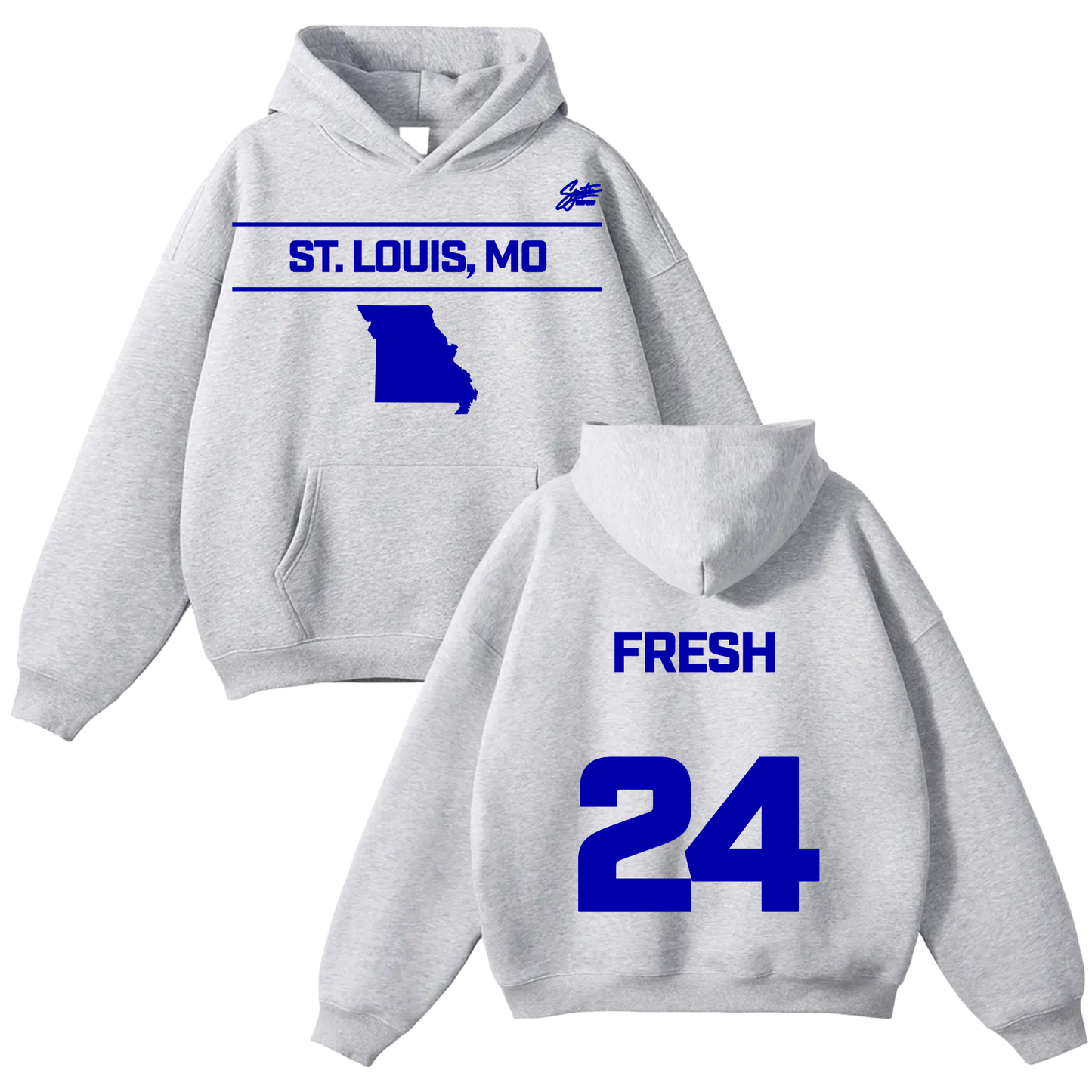 Manny Ellis Oversize Fleeced Hoodie