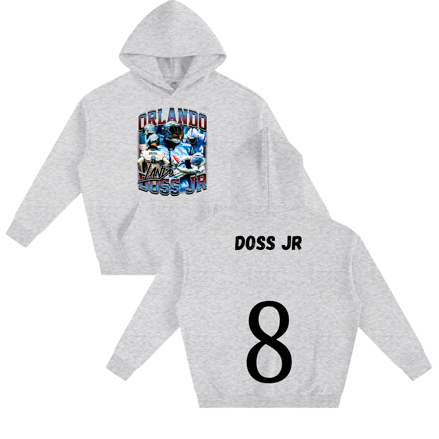 Orlando Doss Jr Oversize Fleeced Hoodie