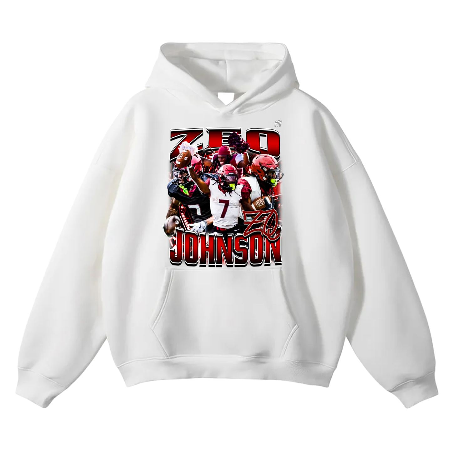 Zeq Johnson Oversize Fleeced Hoodie