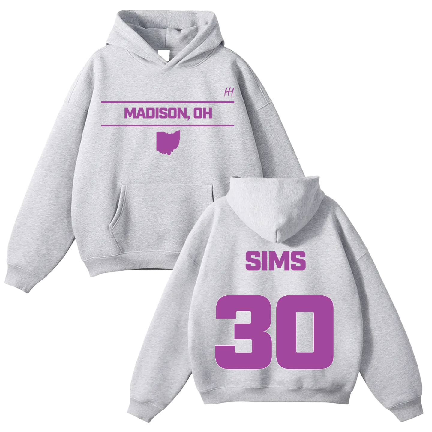 Allen Sims Oversize Fleeced Hoodie