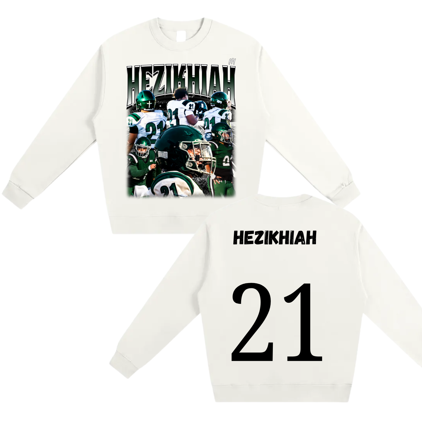 Hezikhiah  Heavyweight Crewneck Sweatshirt