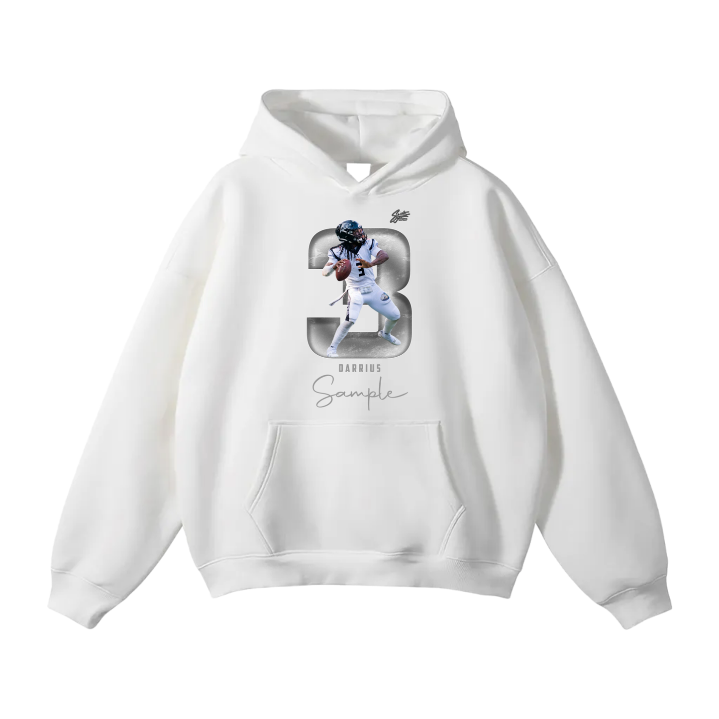 Darrius Sample Oversize Fleeced Hoodie