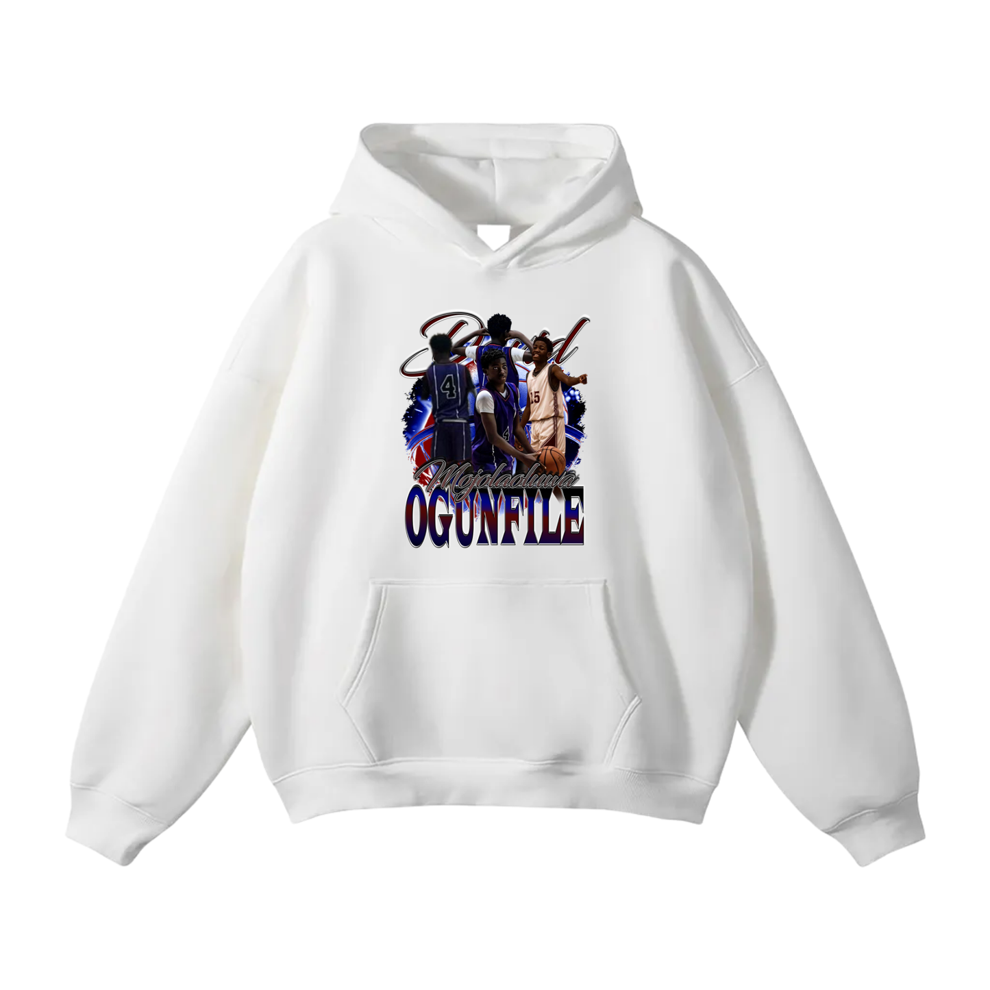 Mojolaoluwa Ogunfile Oversize Fleeced Hoodie