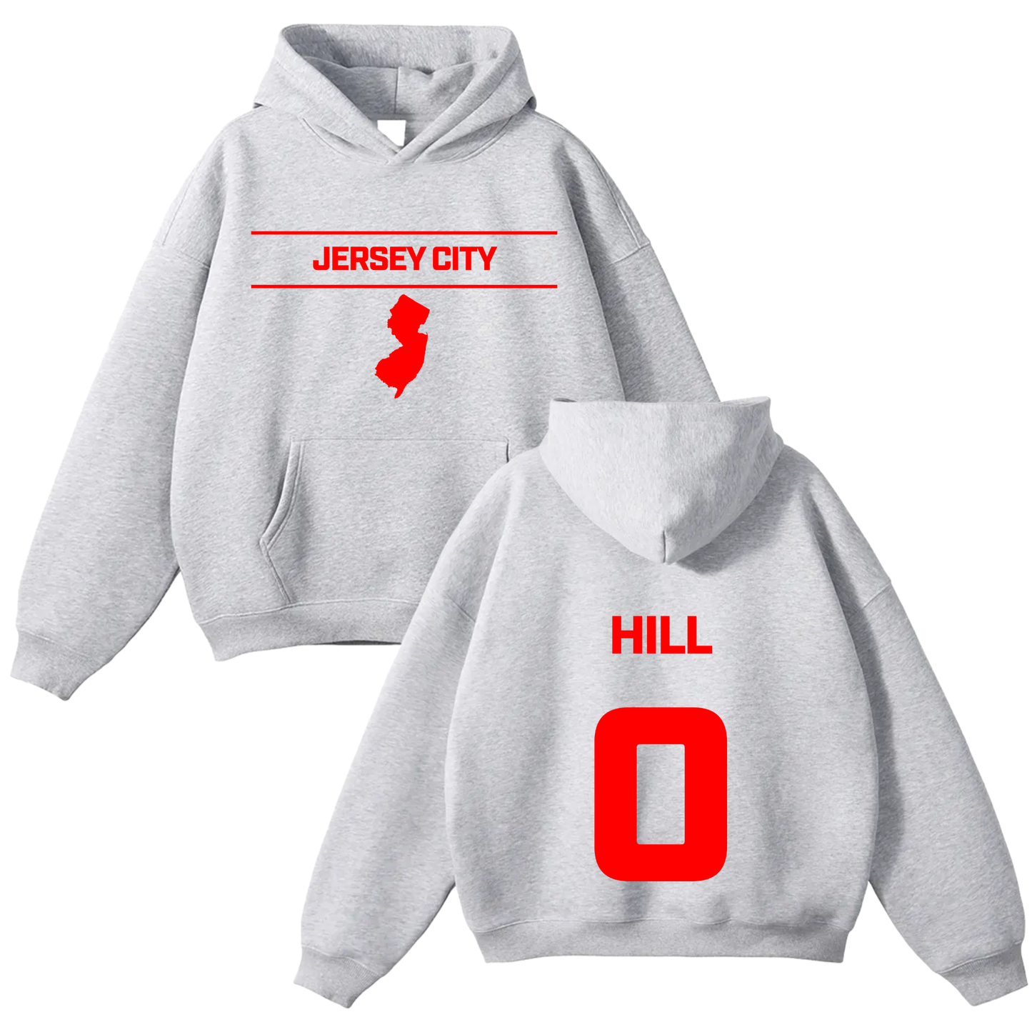 Xaidyn Hill Oversize Fleeced Hoodie