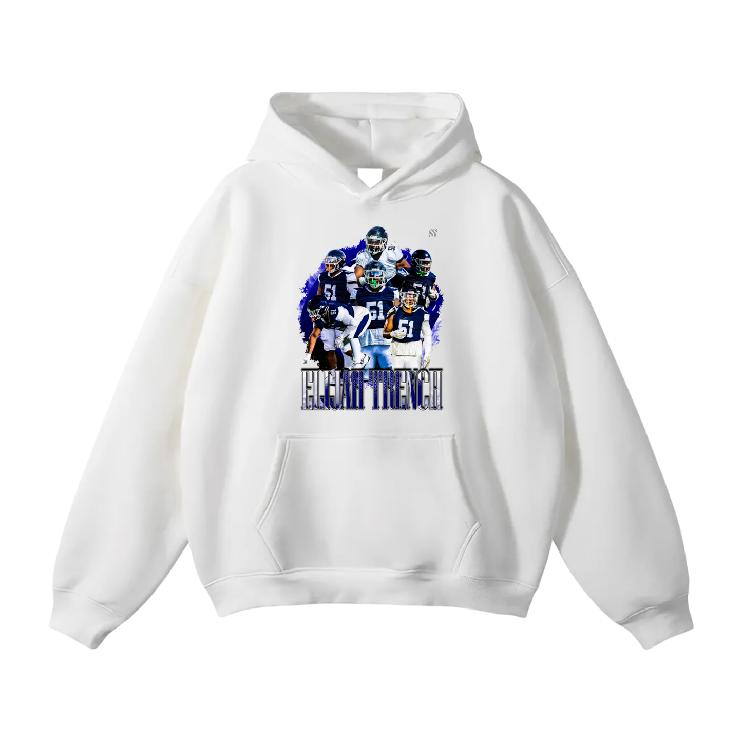 Elijah Trench Oversize Fleeced Hoodie