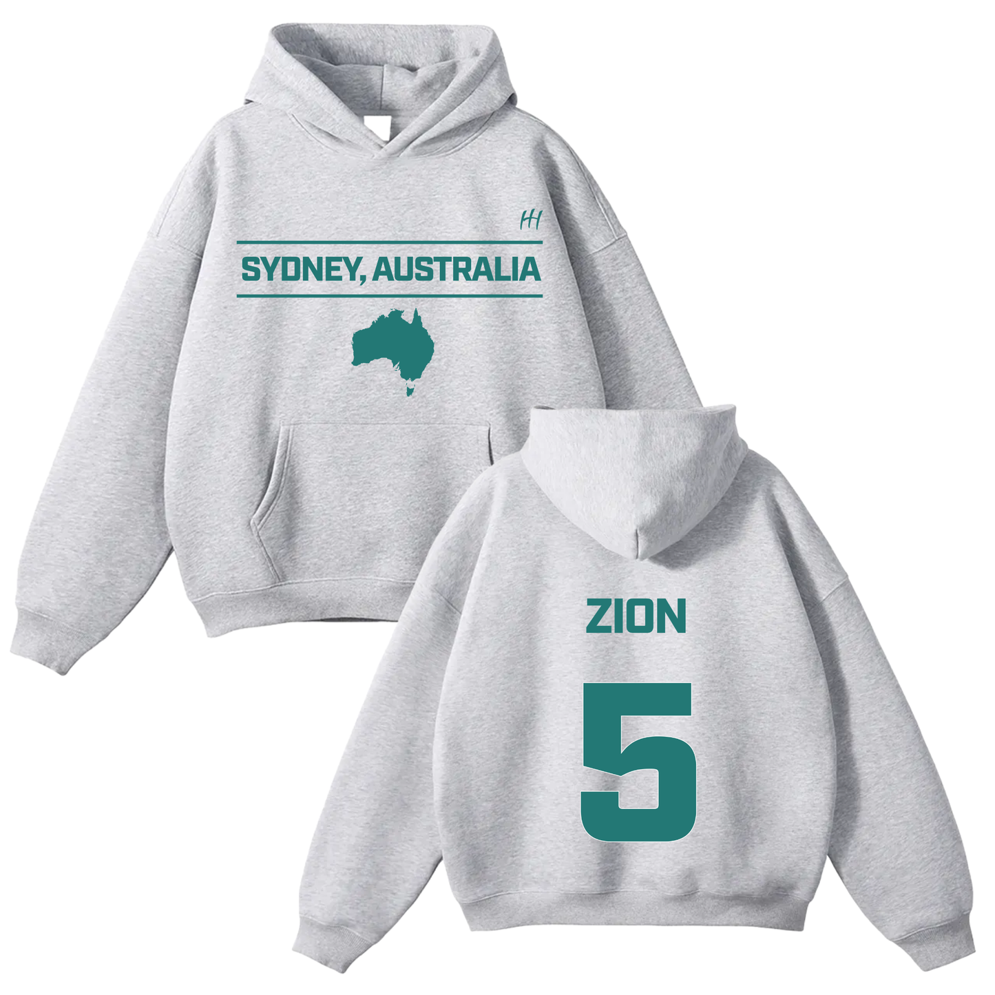 Zion Ahosivi-Poitaha Oversize Fleeced Hoodie