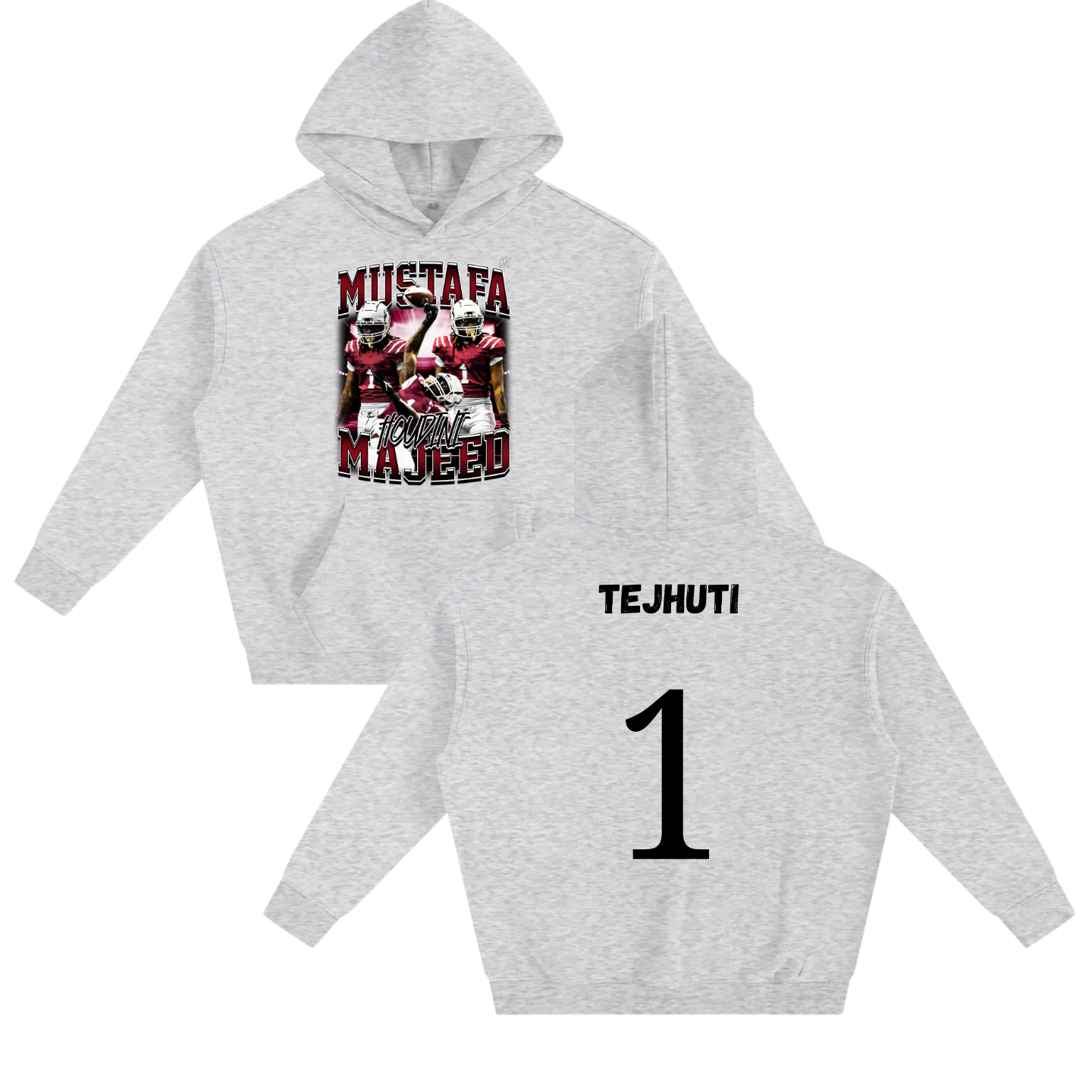 Mustafa Majeed Oversize Fleeced Hoodie