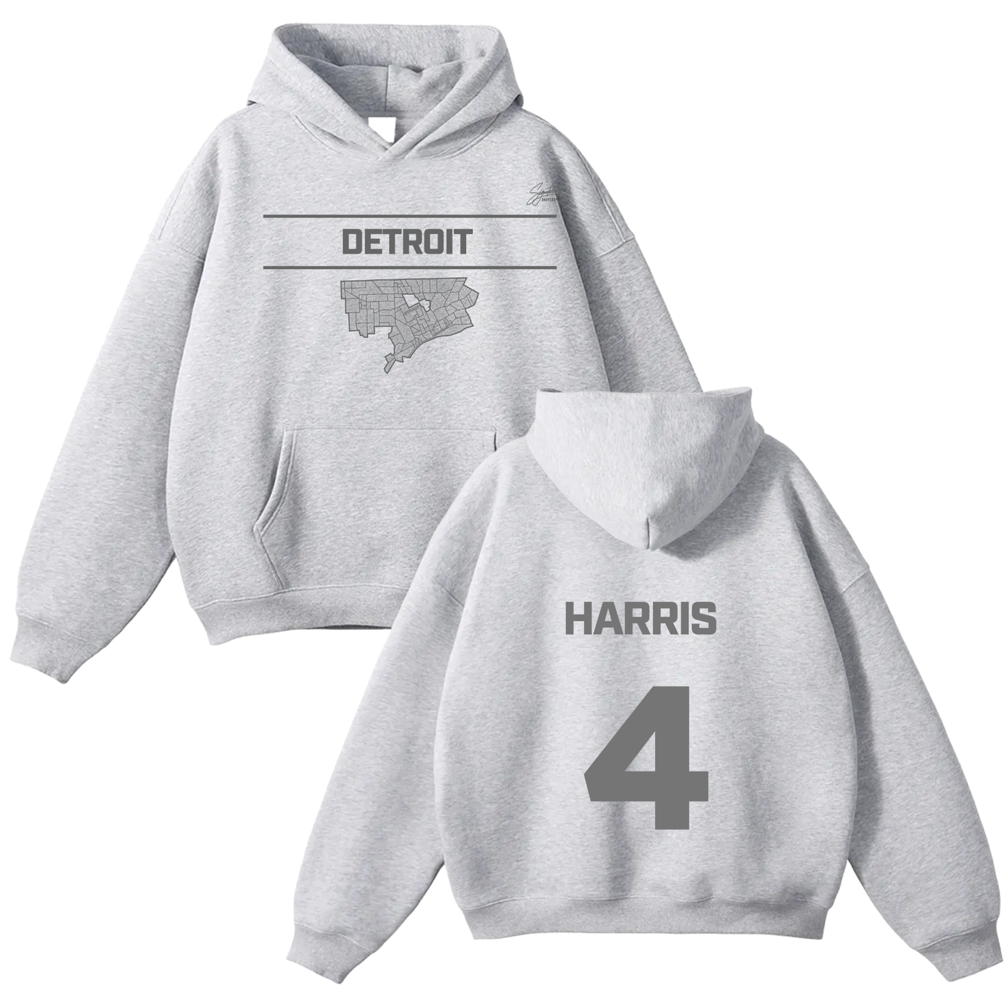Ahriyah Harris Oversize Fleeced Hoodie