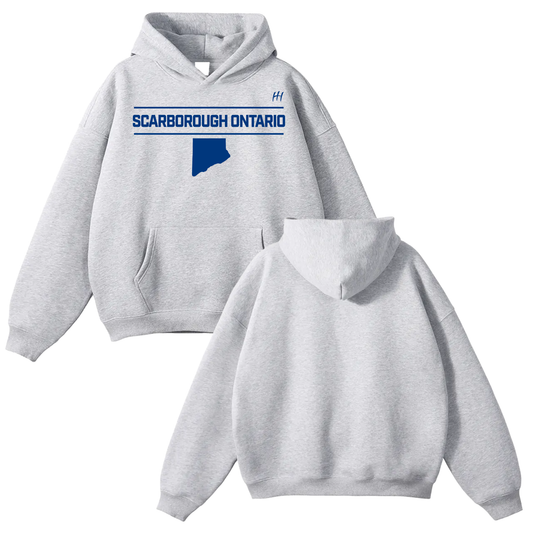 Elijah Trench Oversize Fleeced Hoodie