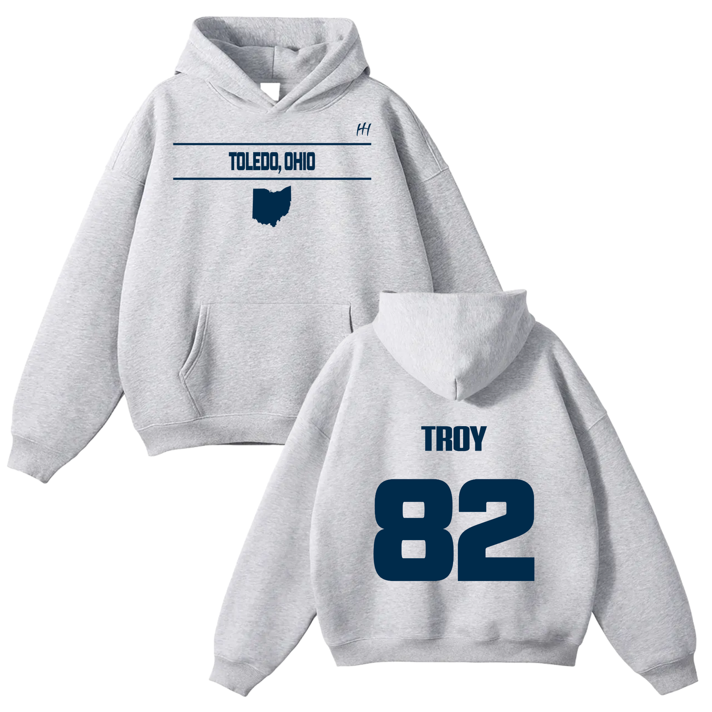 Troy Hazuda Oversize Fleeced Hoodie