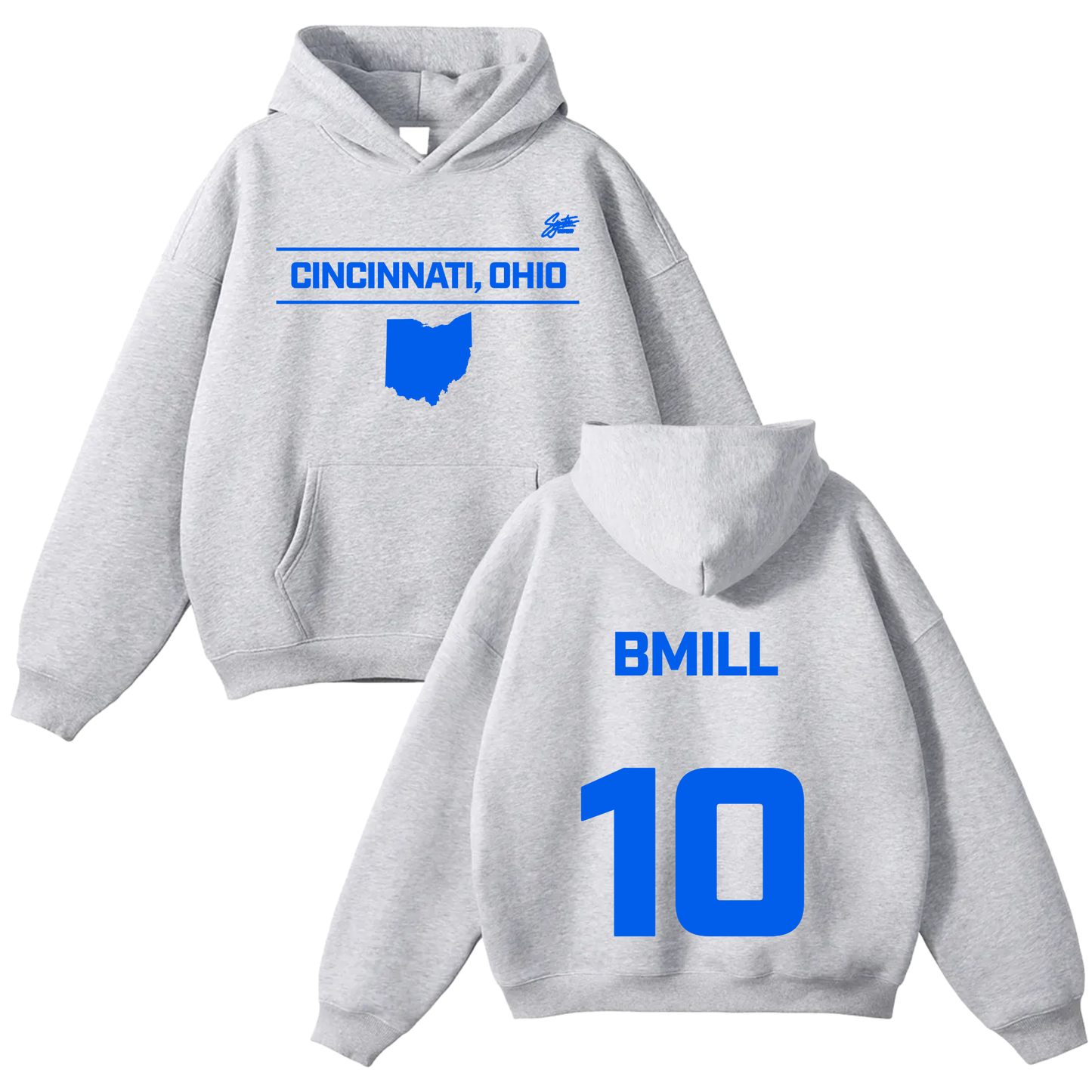 Brandon Miller Oversize Fleeced Hoodie