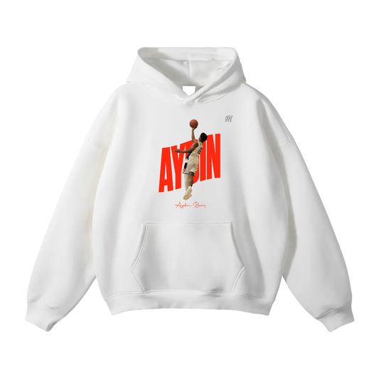 Aydin Berry Oversize Fleeced Hoodie