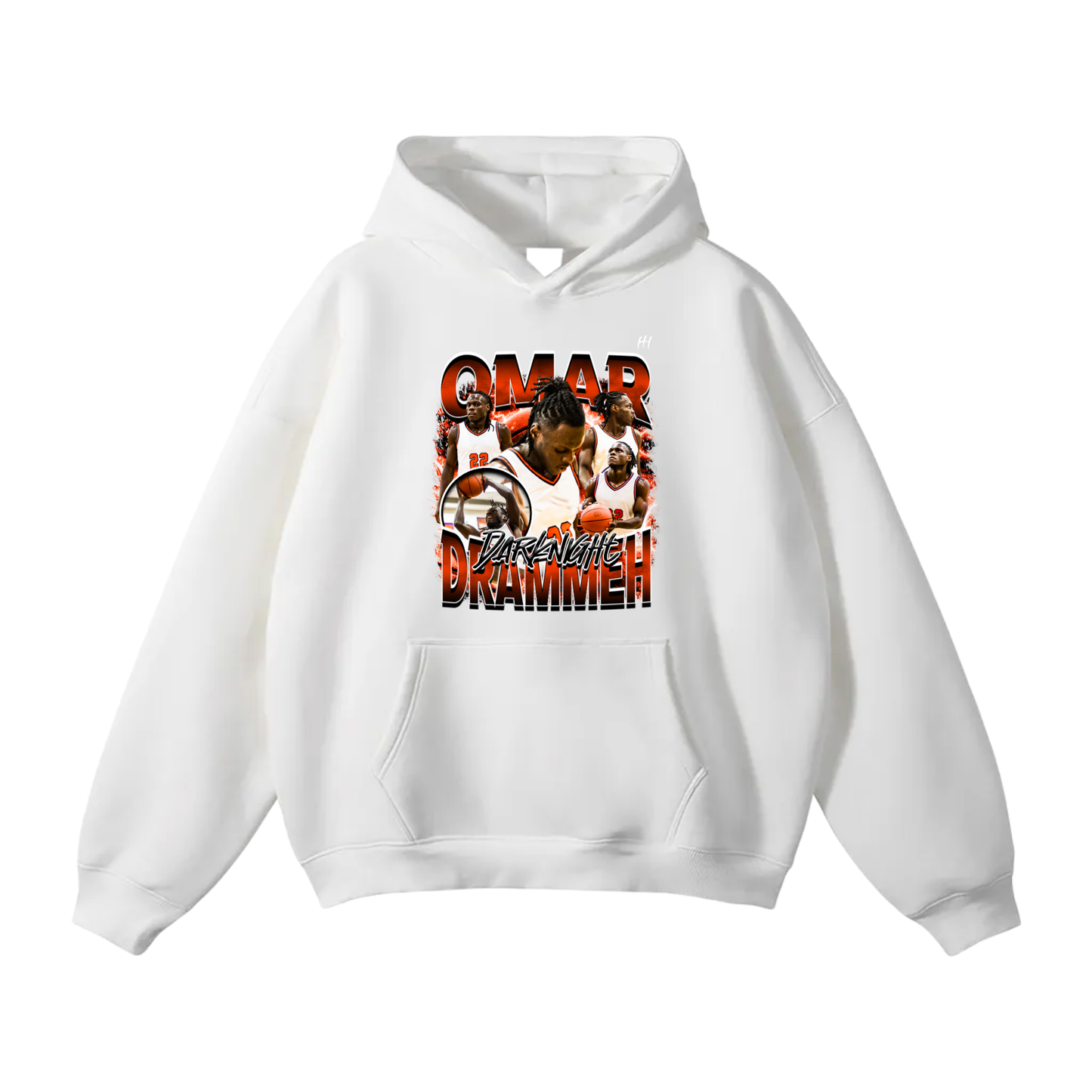 Omar Drammeh Oversize Fleeced Hoodie