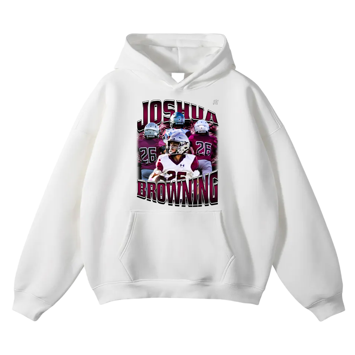 Joshua browning Oversize Fleeced Hoodie