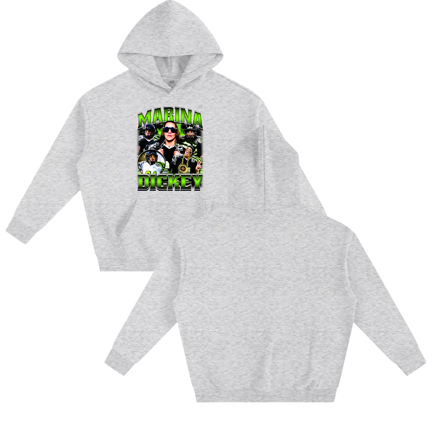 Marina Dickey Oversize Fleeced Hoodie