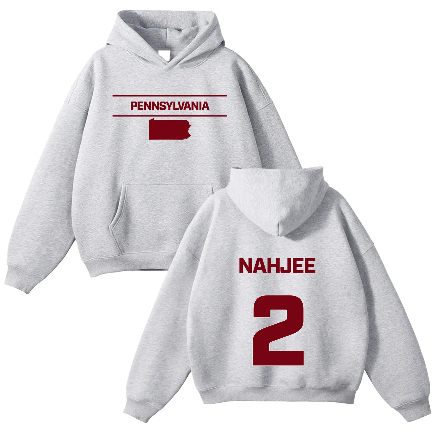Nahjee Adams Oversize Fleeced Hoodie