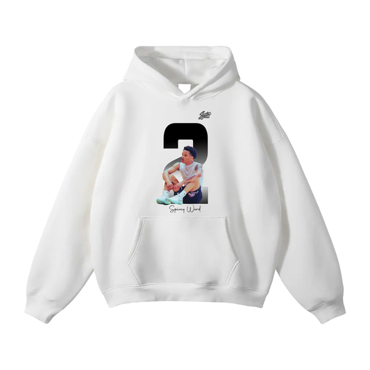 Spivey Word Oversize Fleeced Hoodie