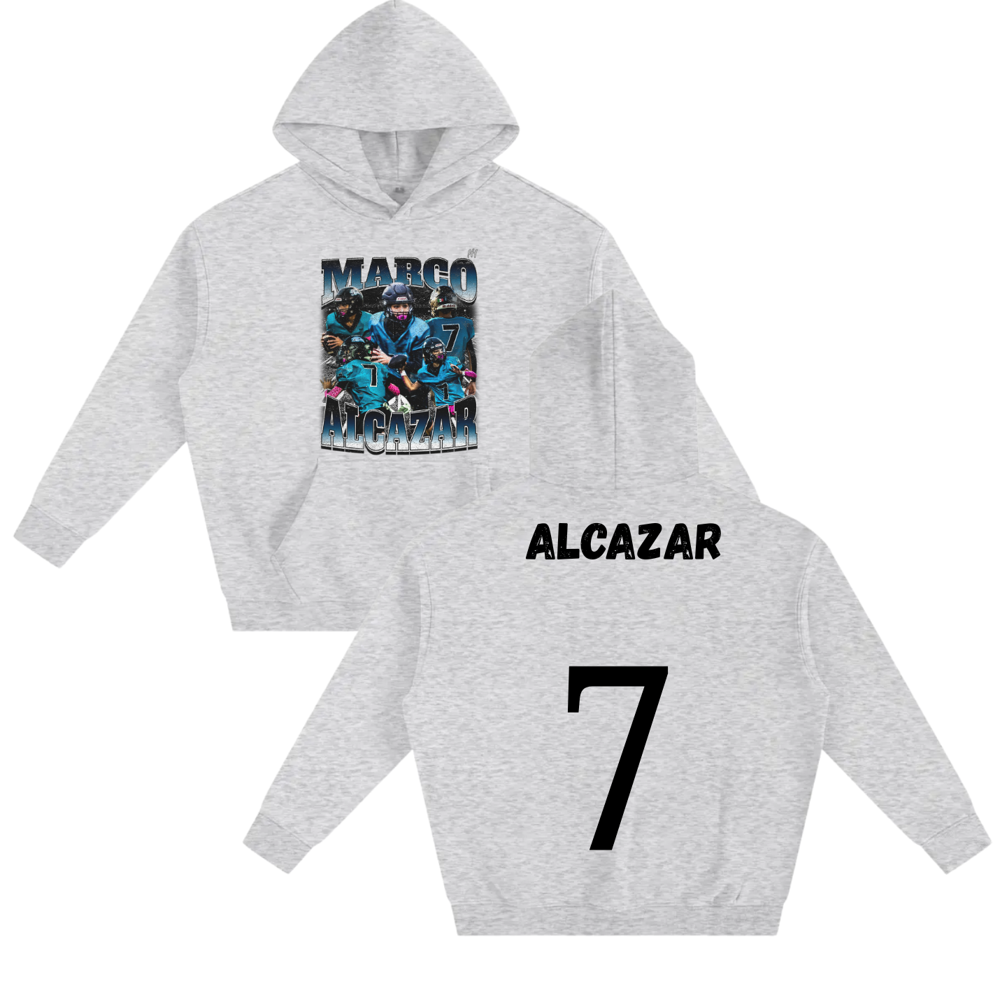 Marco Alcazar Oversize Fleeced Hoodie