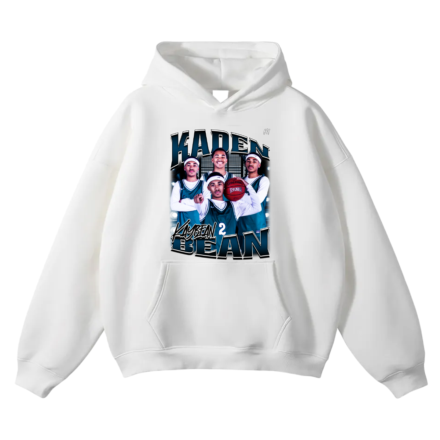 Kaden Bean Oversize Fleeced Hoodie