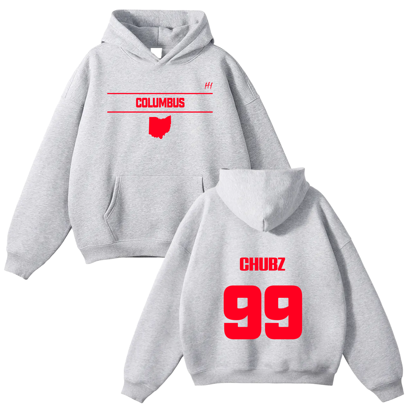 Jalen Chubz Oversize Fleeced Hoodie