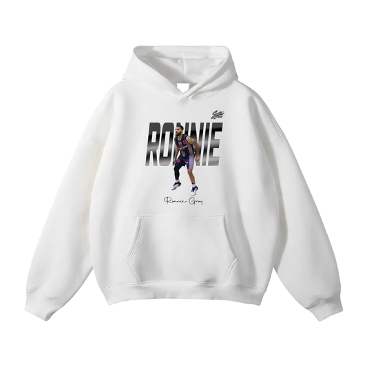 Ronnie Gray Oversize Fleeced Hoodie