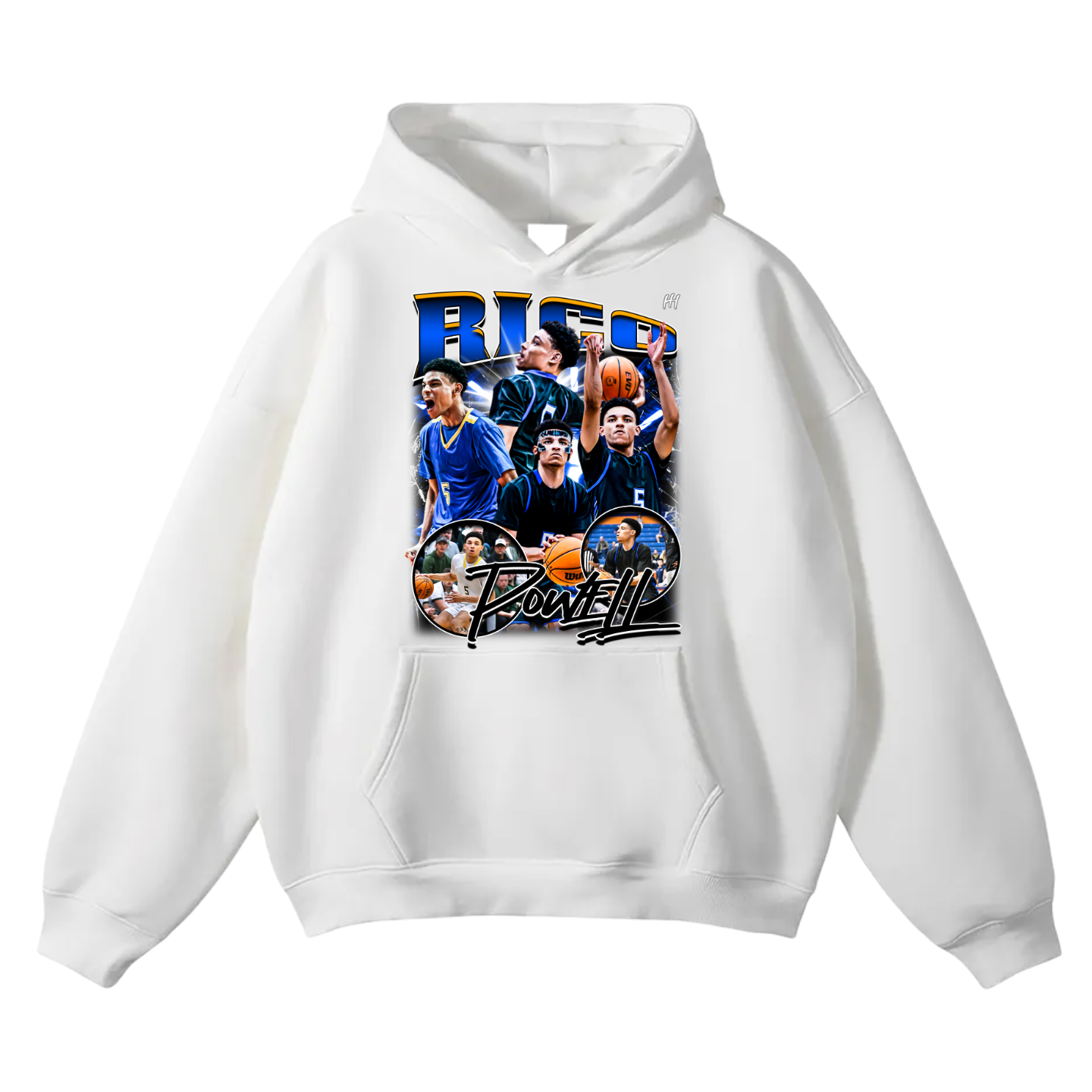 Rico Powell Oversize Fleeced Hoodie