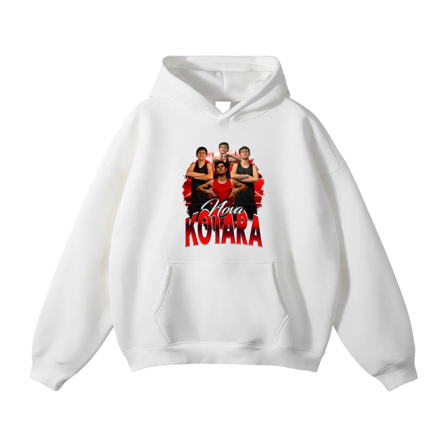Nova Kotara Oversize Fleeced Hoodie