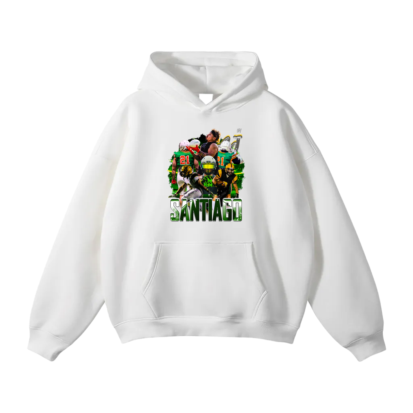 AJ Santiago Oversize Fleeced Hoodie