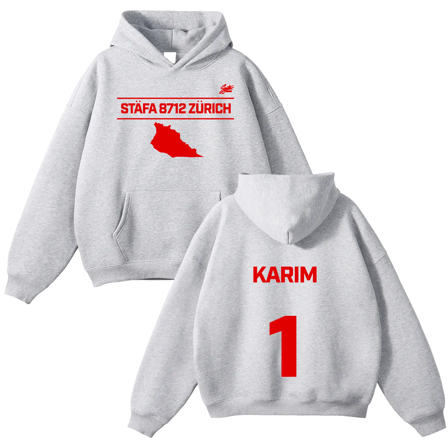 Karim Roushdy Oversize Fleeced Hoodie