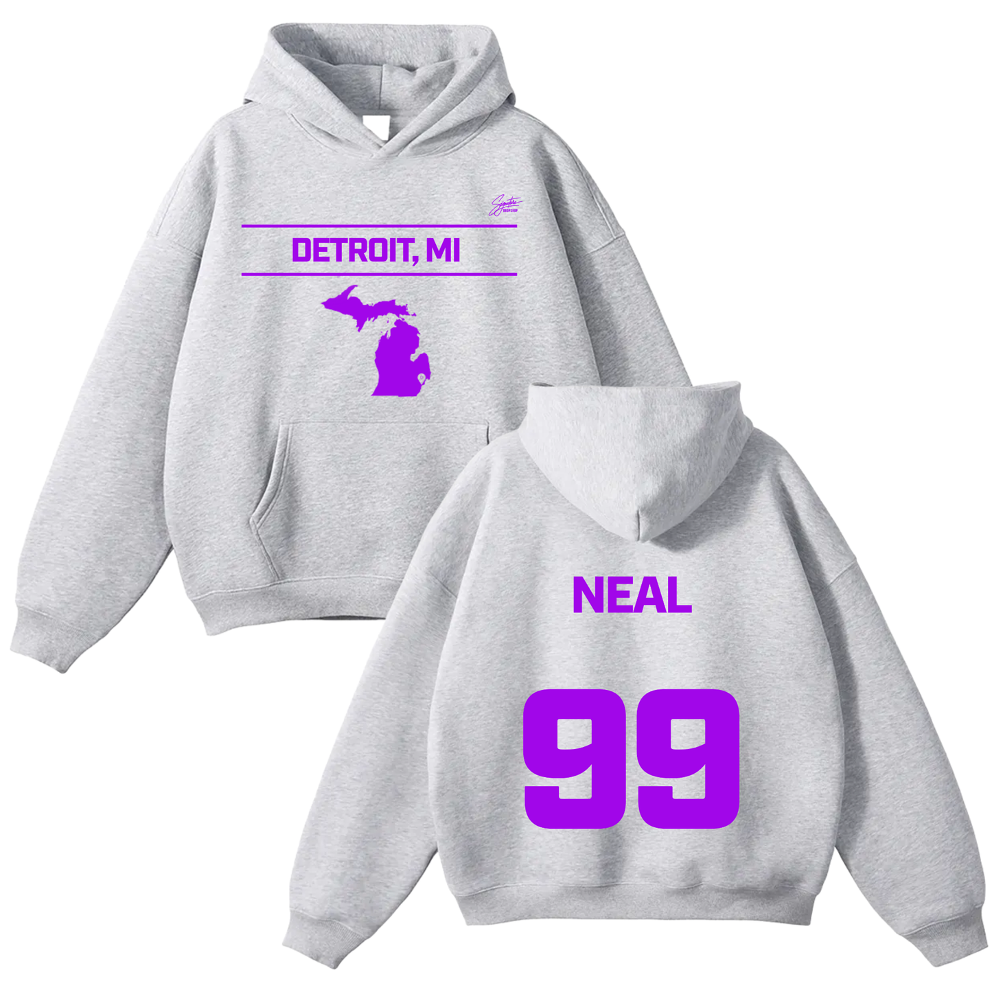 Gavyn Neal Oversize Fleeced Hoodie