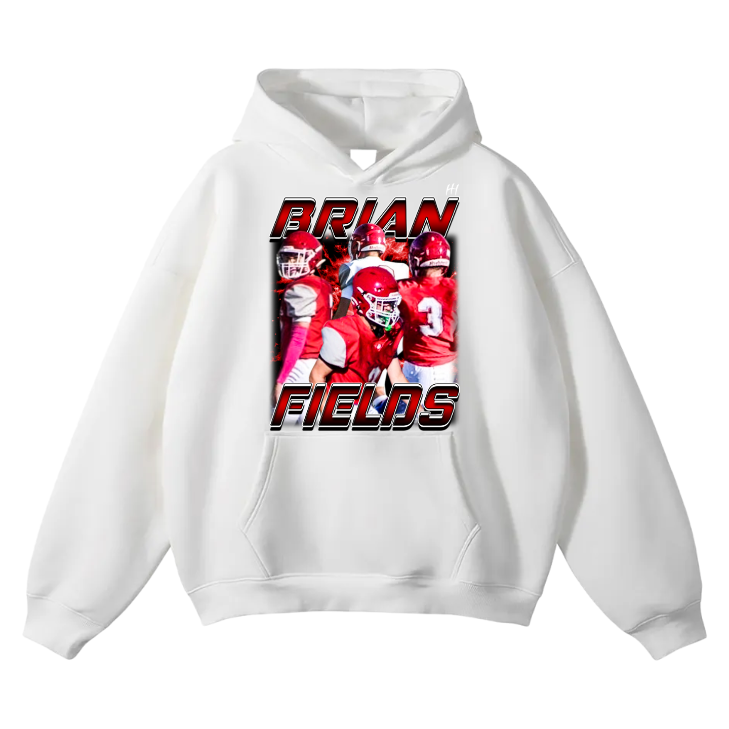 Brian Fields Oversize Fleeced Hoodie